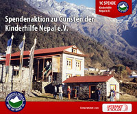 Spendenaktion Kinderhilfe Nepal e.V.