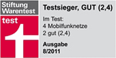 Netztest 2011 Stiftung Warentest